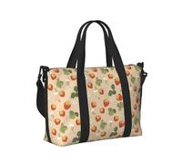 Borsa a mano per laptop da donna, bella borsa da palestra compatta alla fragola per donne e uomini, borsa da viaggio incrociata per oggetti personali, borse da viaggio per le donne borse di fine