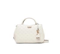 GUESS borsetta Phoebe Girlfriend Satchel Bag Creme White Logo