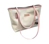 Borsa A Mano PU Alla Per Ufficio Donne Houndshooth Pattern Waips Laptop Essential Space Work Hand
