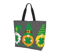 Borsa A Mano Spring St Patrick’S Day Irish Gnomes Borsa Tracolla Impermeabile Ecologica Borse A Spalla Per Picnic Viaggi Casa