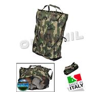 Borsa a mano/tracolla mimetica con rete sul fondo per raccolta funghi, tartufi
