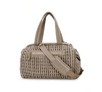 Borsa a mano trapuntata con giro, borsa per mamma, con grande capacità, impermeabile e termoisolante Geometrico,Colore unicoABS