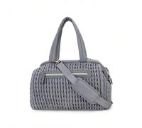 Borsa a mano trapuntata con nodo, borsa da mamma, borsa a tracolla di grande capienza, impermeabile e termoisolante Geometrico,Colore unicoABS