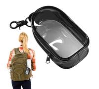 Borsa a mano trasparente piccola - borsa trasparente | tasca portatile con | portachiavi, sacchetti di immagazzinaggio con cerniera, tasca multifunzionale antipolvere per organizzare gli auricolari, b
