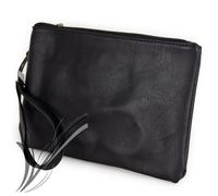 Borsa a mano uomo semplice con maniglia borsello pochette porta documenti nero
