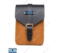 Borsa a marsupio serbatoio carburante magnetica in pelle marrone chiaro per A...