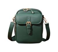 Borsa a messaggeri | Borsa telefonica portatile | a tracolla incrociata | casual con spalla regolabile con spalla | Tasto per telefono in pelle per uomini, donne, viaggi, esterno, uso int