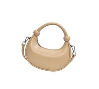 Borsa a mezza luna da donna in stile coreano Borsa a tracolla in pelle PU Borsa a tracolla Piccola borsa Shopping Incontri Donne Spalla Mezza Luna Semplice Crossbody Messenger in pelle PU, cachi, One