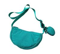 Borsa a mezza luna piccola in nylon, borsa a mezza luna a tracolla Borse