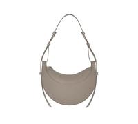 Borsa a mezzaluna da donna, tracolla singola, sella sotto l'ascella(Gray)