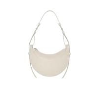 Borsa a mezzaluna da donna, tracolla singola, sella sotto l'ascella(White B)