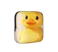 Borsa a prova di periodo giallo a forma di cappello d'anatra, custodia da viaggio per assorbenti igienici, custodia discreta per borse da ufficio