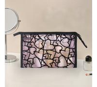 Borsa a rete a forma di cuore rosa grande, di stile universitario carino, borsa per studentesse bella ed esclusiva per la stagione back-to-school, multifunzionale di grande capienza, piccolo regalo pe