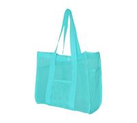 Borsa a rete - Borsa per il trasporto per le vacanze e le vacanze, resistente alla sabbia, impermeabile, riutilizzabile, grande custodia per bambini, nuoto, vacanze, campeggio, crociera, viaggi in