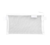 Borsa a rete con cerniera- Borse per bambini con chiusura a cerniera | Borsa a rete con cerniera per documenti | Organizer di grande capacità per scuole, ragazzi, ragazze, bianco, 20.5x12cm, Vedere la