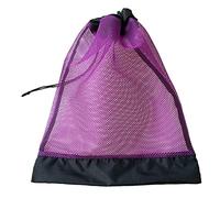 Borsa a rete con coulisse per immersioni subacquee borsa a rete porta sport acquatici viola