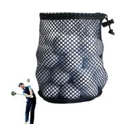 Borsa a rete da golf, borsa per palline a rete | Sacca in nylon con coulisse e fibbia in cordoncino,Borse con coulisse durevoli, borse per reti portaoggetti multiuso per palline da viaggio e da golf,