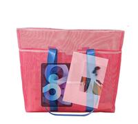 Borsa a rete da spiaggia, borsa organizer per costume da bagno, borsa tote per piscina, per chi va in spiaggia, in famiglia, viaggi, palestra, nuoto, yacht, università, studenti, picnic, vacanze, gite