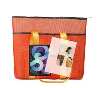 Borsa a rete da spiaggia, borsa organizer per costume da bagno, grande capacità, per chi va in spiaggia, famiglia, viaggi, palestra, nuoto, lezioni, yacht, università, studenti, picnic, vacanze, gite
