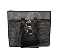 Borsa a rete da spiaggia, borsa per costume da bagno, borsa da piscina, per spiaggia, vacanze estive, gite in barca, campeggio, palestra, nuoto, lezioni, centro fitness, università, studenti, picnic