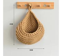 Borsa a Rete Eco Friendly per Stoccaggio Artigianale in Corda di Cotone e Canapa