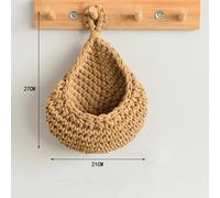 Borsa a Rete Eco Friendly per Stoccaggio Artigianale in Corda di Cotone e Canapa
