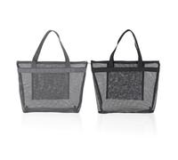 Borsa A Rete In 2 Pezzi, Borsa Per Giocattoli Da Spiaggia, Borsa Da Spiaggia Traspirante, Borsa Multitasche, Borsa Da Viaggio Portatile, Adatta Per Viaggi In Spiaggia In Piscina