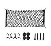 Borsa a rete per bagagliaio auto adatta per serbatoio Jietu, materiale in polipropilene e gomma, design elastico tiene saldamente la spesa e l'attrezzatura sportiva, dimensioni 110 x 40 cm