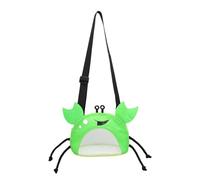 Borsa a rete per giocattoli da spiaggia, a forma di granchio, borsa per giocattoli da piscina, con cinghie regolabili, per campeggio, picnic, viaggi, vacanze, piscina al lago