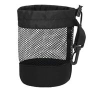 Borsa a rete portatile con cordini, in nylon, per riporre palline, supporto per il trasporto, Come descritto, 16.5*14cm