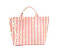 Borsa a Righe da Spiaggia | Sacca impermeabile di grandi dimensioni con effetto lucido per piscina | Borsa da Lavoro - Ideale per Donna, Estate, Viaggi, Lavoro, Palestra, Piscina, Scuola, Università,