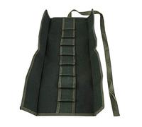 Borsa a rullo per attrezzi da giardinaggio su tela Borsa portaoggetti in rotolo per strumenti bonsai Pacchetto multifunzionale Borsa a rotelle con 10 tasche per giardinaggio