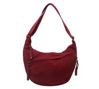 Borsa a Sacca Donna alla Moda con Multi-tasche, Borsa a Tracolla a Mezza Luna di Grande Capacità per Uso Quotidiano, Borsa Messenger Regolabile e Semplice