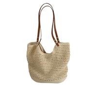 Borsa A Secchiello Alla Borsa A Tracolla In Corda Cotone Essenziale Borse Da Spiaggia Per Le Vacanze Con Scomparti Spaziosi Cartella Da Donna