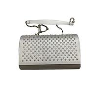 Borsa a secchiello con rivetti, tinta unita, con nappe, stile alla moda, tracolla singola, piccola borsa a mano, elegante, da donna, for tutti i giorni(Black)