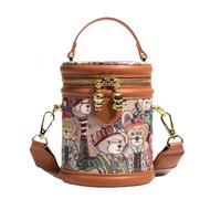 Borsa a secchiello da donna, leggera, piccola, regolabile, in pelle PU, con | Borsa a tracolla da donna per lo shopping quotidiano, spostamenti, lavoro, ufficio, appuntamenti, viaggi, attività all'aperto