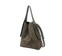 Borsa a secchiello in pelle scamosciata, borsa a tracolla e spalla di grande capacità per le donne, shopping alla moda, borsa regalo