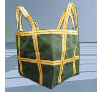 Borsa a secchiello per bagagli - Borsas di sollevamento in tessuto a vela per piattaforma gru, carrello elevatore, borsa portante antistrappo e resistente(100X100X100CM/Load 2t)