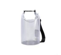 Borsa a secchiello pieghevole e impermeabile, adatta per sport acquatici all'aperto come rafting, tracciamento del fiume e nuoto, rete semitrasparente che garantisce una conservazione asciutta (5L)