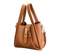 Borsa a secchiello | Vintage Borsa a forma di secchio,accessorio da viaggio per ufficio stoccaggio incontri ciclismo pendolarismo escursionismo campeggio shopping fitness outdoor, marrone