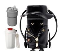 Borsa a secchio,piccola e carina tracolla | borsa di lusso in pelle PU,per le donne le ragazze le spose il viaggio lo sport il campeggio la sera il matrimonio la festa il ballo di fine anno, Nero , Se