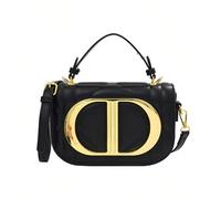 Borsa a sella elegante e alla moda con texture versatile per donne, nuova borsa primavera 2026, e semplice borsa a spalla Poliuretano