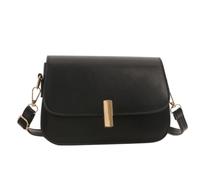 Borsa a spalla a sella in pelle PU con spalla regolabile - piccola | Borsa a tracolla in pelle PU, cinghia regolabile, piccola e square per uso quotidiano e occasioni speciali