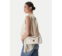 Coccinelle Beat Borsa a tracolla Pelle 28 cm bianco