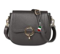 Borsa A Spalla Da Donna Firenze Borsa A Sella In Pelle Nera OTF843S1