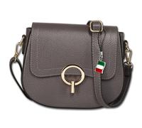 Borsa A Spalla Da Donna Florence In Pelle Grigia OTF843K4