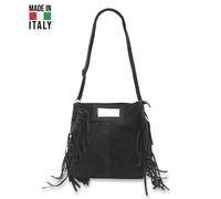 Borsa a spalla da donna. Realizzata in Italia. In pelle vera. Adatta per viaggi, trasferte di lavoro, vacanze, lavoro, pendolarismo, stile di lusso leggero. Stile Y2K. Retrò, alla moda, popolare. Legg