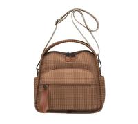 Borsa A Spalla Donna - Capienza Grande Con Cerniere Moderna Multitasche | Borsa a Tracolla Tote di Tendenza | per Pendolari Lavoro Shopping Appuntamenti Festa Vacanza Compleanno All'aperto Campeggio