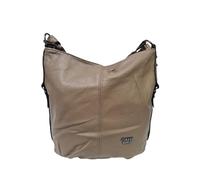 Borsa a Spalla Donna Sacca Spallaccia Morbida Ecopelle Multitasche Tracolla/Manico corto e Tracolla lunga Regolabile/Removibile Dimensioni: 30 X 28 X 12 cm. ART. 2827 Marchio Coveri (BEIGE/KHAKI)