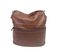Borsa a Spalla Donna Sacca Spallaccia Morbida Ecopelle Multitasche Tracolla/Manico corto e Tracolla lunga Regolabile/Removibile Dimensioni: 31 X 32 X 13 cm. ART. 9744 Marchio Coveri (MARRONE)
